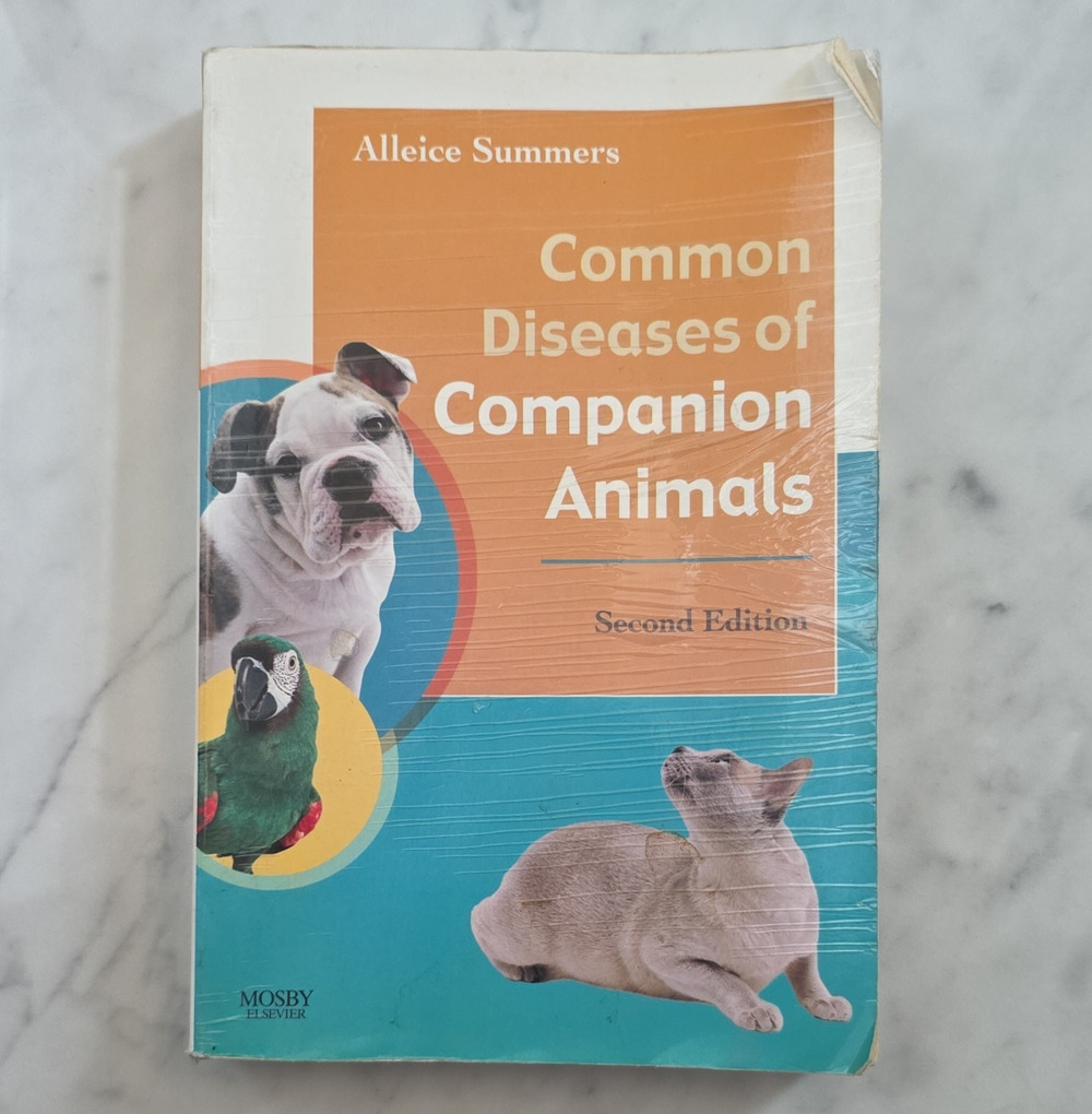 Common Diseases of Companion Animals 2nd Ed Summers Paperback 2007 Mosby